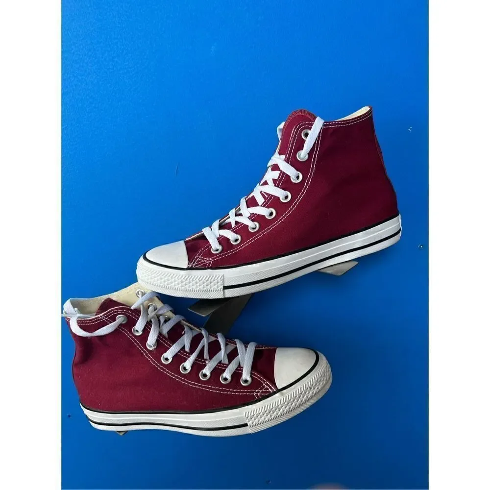 Converse Unisex Chuck Taylor All Star M9613 Red Casual Shoes Sneakers Sz M8 w10